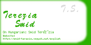 terezia smid business card